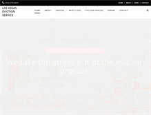 Tablet Screenshot of lasvegasevictionservice.com